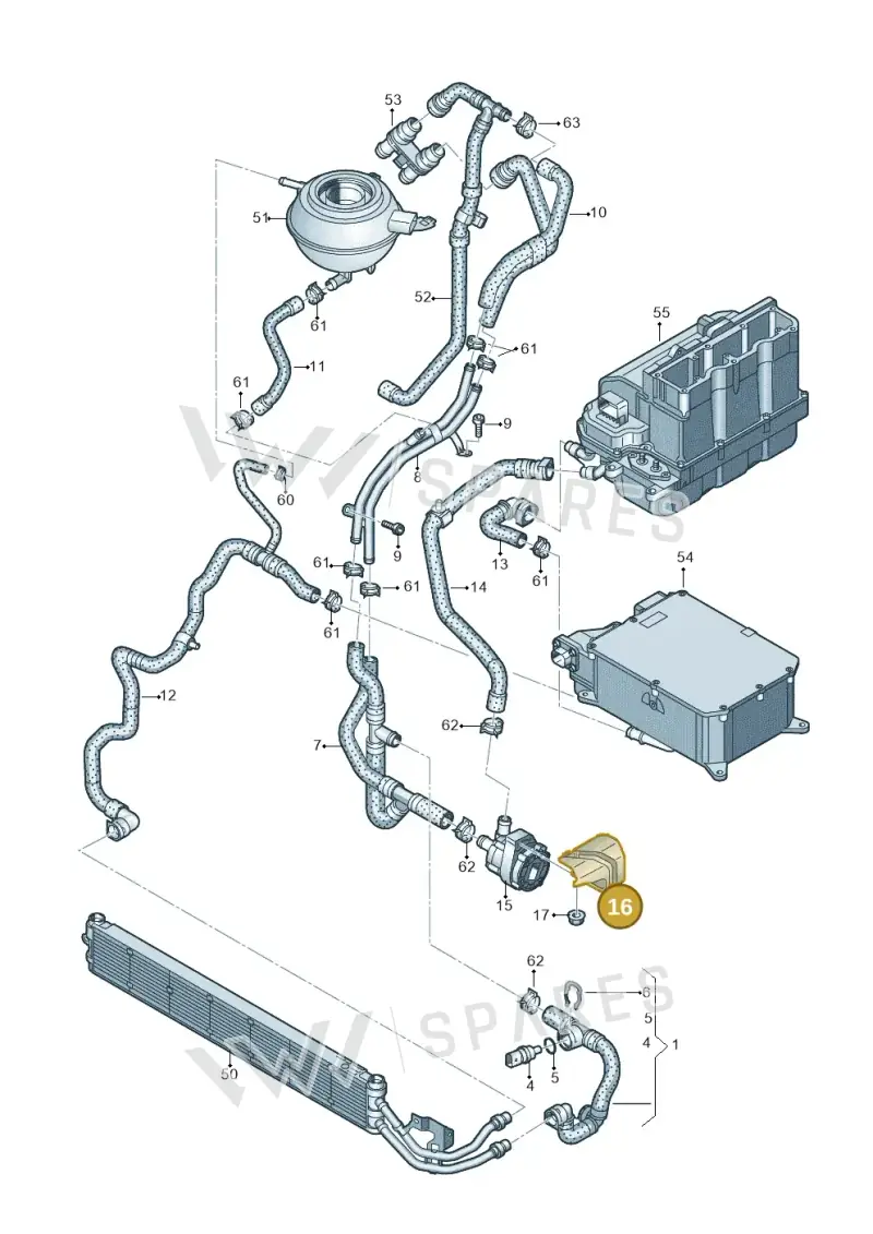 5Q0121093FC — SEAT Formentor TSI CUPRA (2020-) diagram 596121125, position 16
