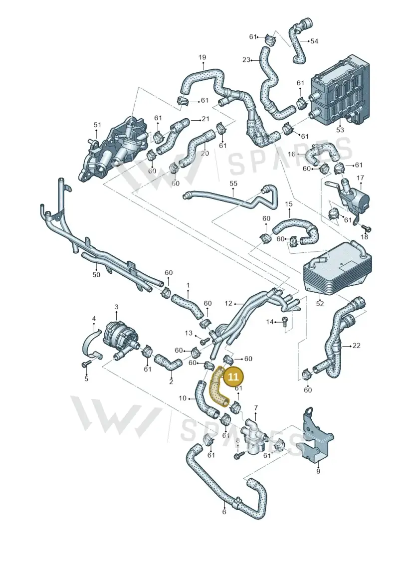 5Q0122073CC — SEAT Formentor TSI CUPRA (2020-) diagram 745121630, position 11