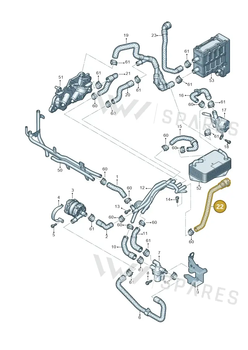 5Q0122073DA — SEAT Formentor TSI CUPRA (2020-) diagram 745121620, position 22