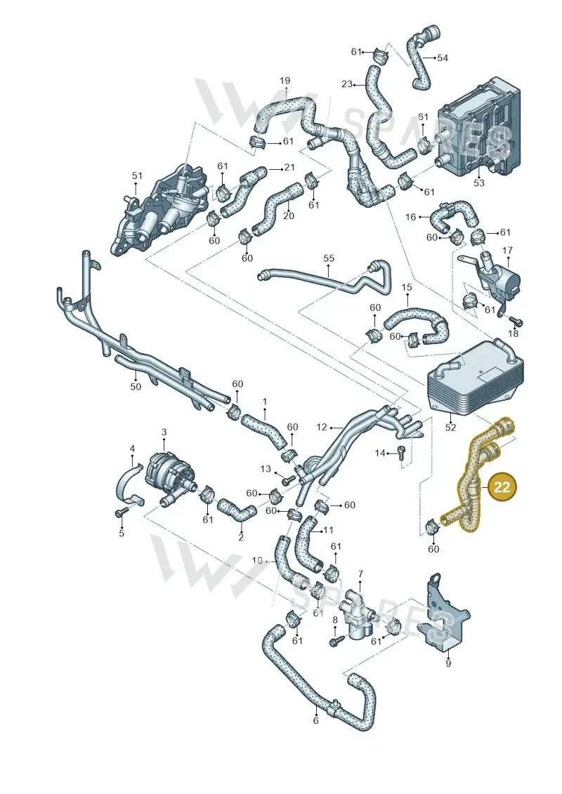 5Q0122073DF — SEAT Formentor TSI CUPRA (2020-) diagram 745121630, position 22
