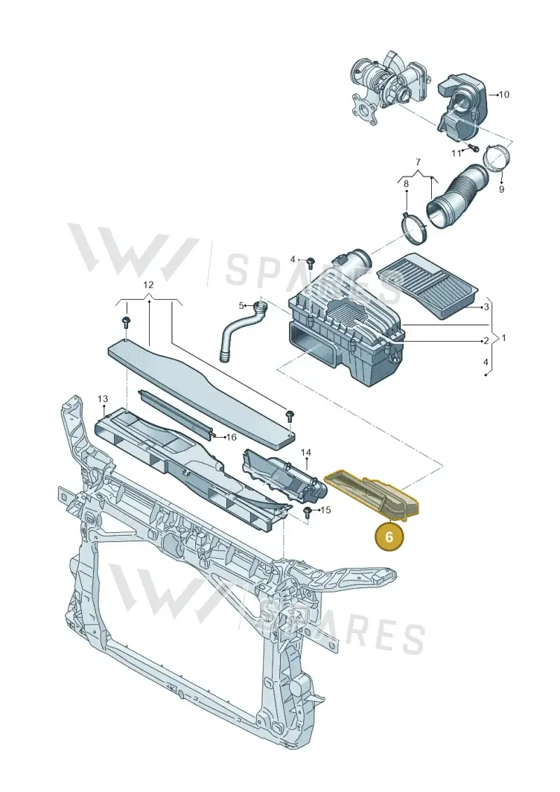 5Q0129618M — SEAT Leon style (2019-) diagram 884129050, position 6