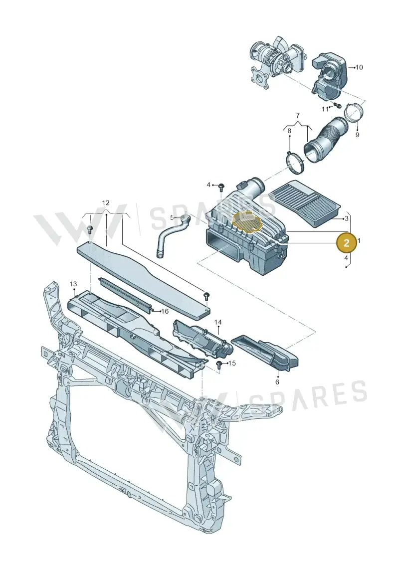 5Q0129620G — SEAT Leon style (2019-) diagram 884129050, position 2
