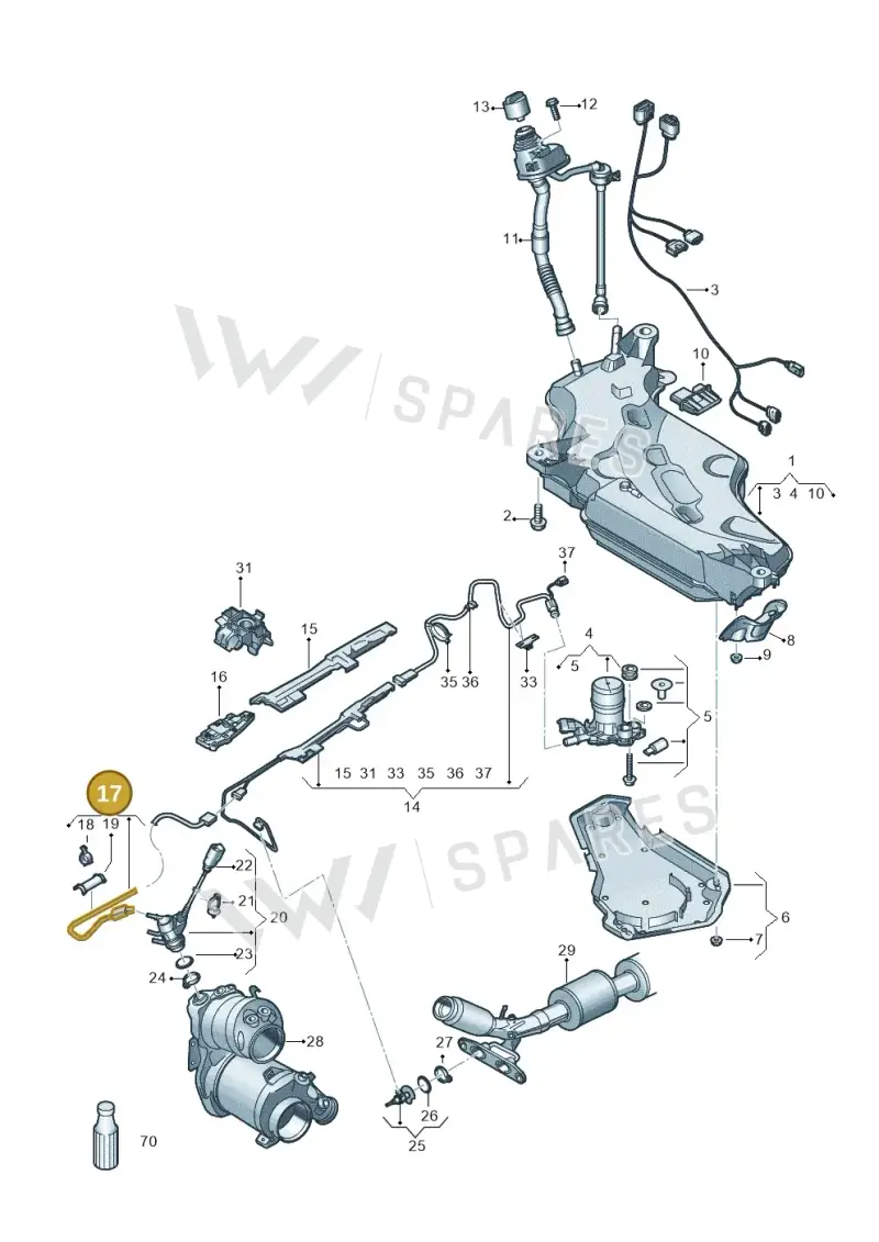 5Q0131960 — SEAT Ateca Style (2016-) diagram 834201120, position 17