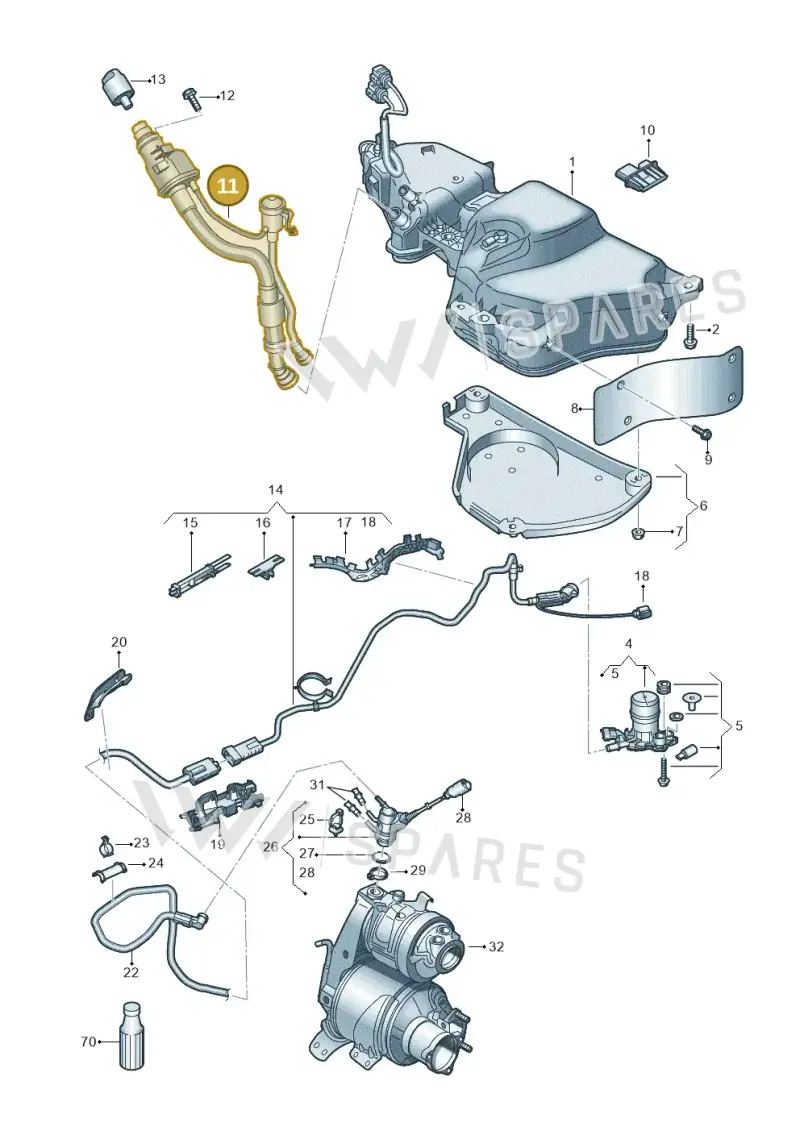 5Q0131965T — SEAT Ateca Style (2016-) diagram 813253106, position 11
