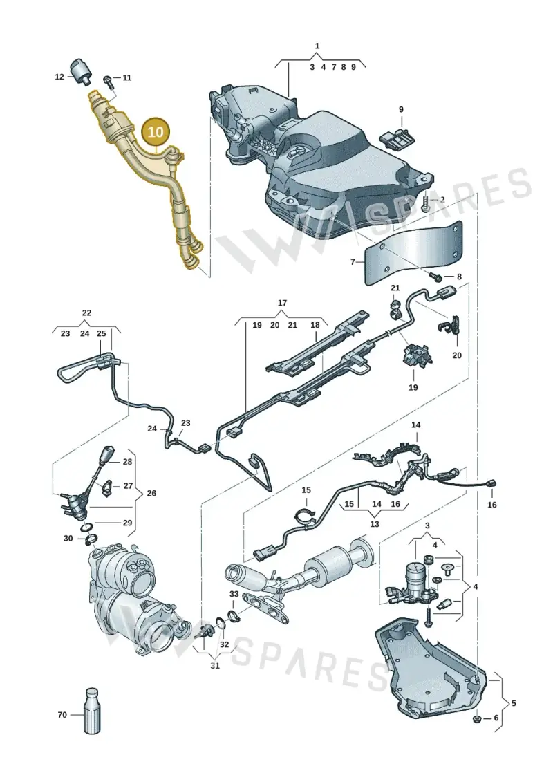 5Q0131965T — SEAT Formentor TSI CUPRA (2020-) diagram 5h0253106, position 10