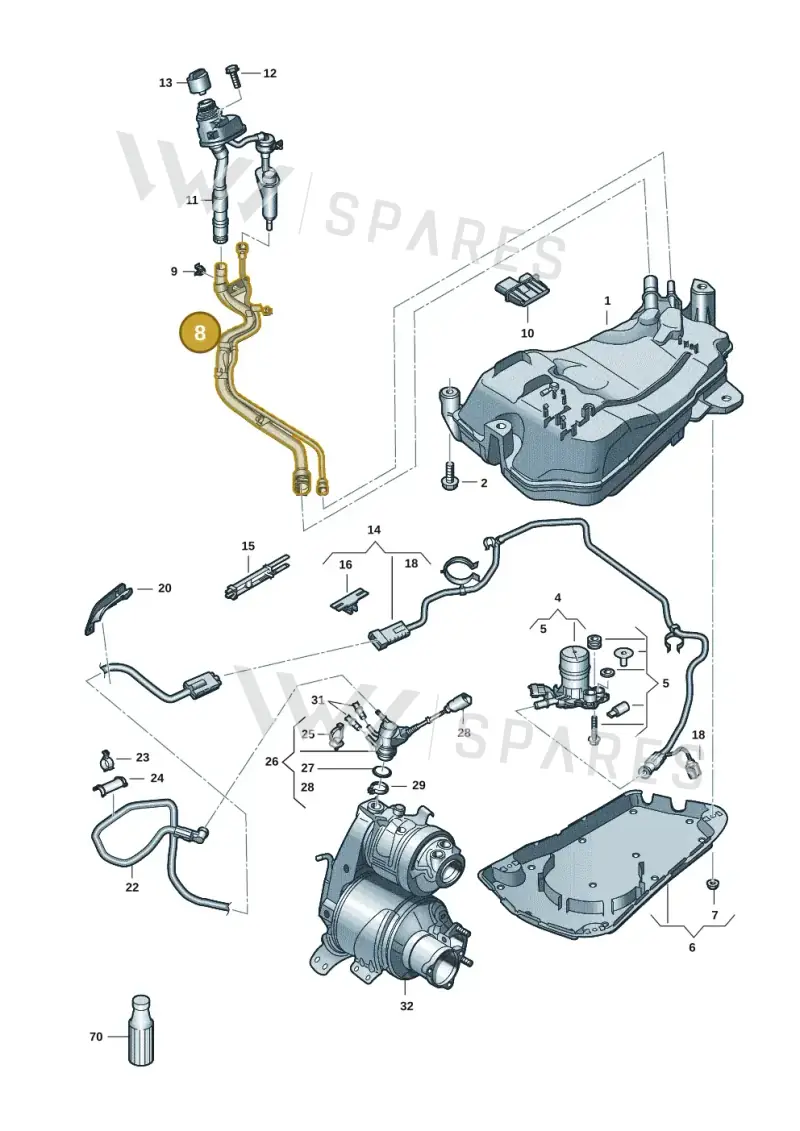 5Q0131966A — SEAT Leon ST Stylance (2016-2020) diagram 780253104, position 8