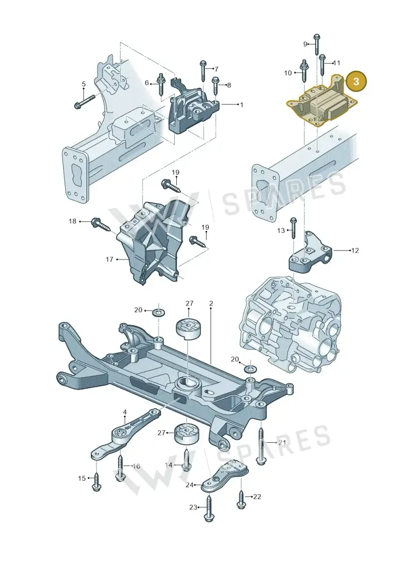 5Q0199555R — SEAT Leon ST Stylance (2016-2020) diagram 745199020, position 3
