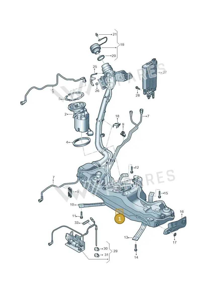 5Q0201060HR — SEAT Leon style (2019-) diagram 890201033, position 1
