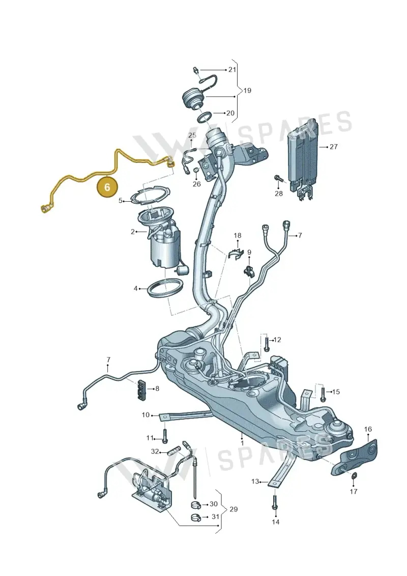 5Q0201293BF — SEAT Leon style (2019-) diagram 890201033, position 6