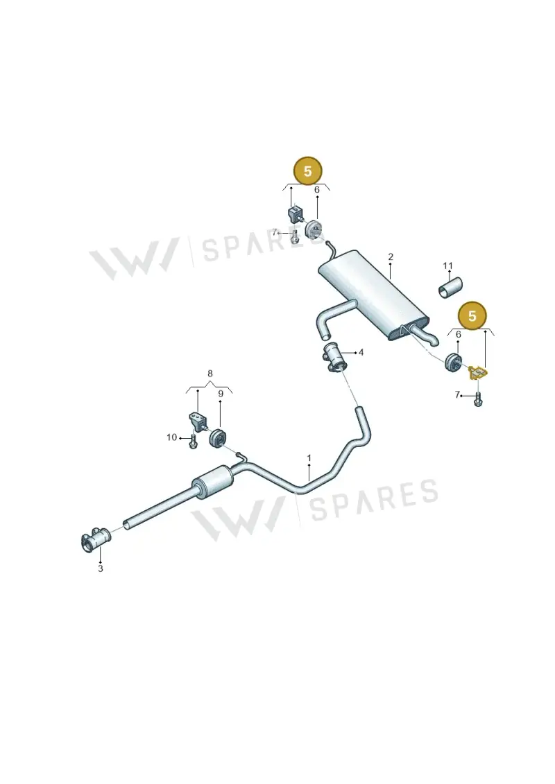 5Q0253144D — SEAT Leon style (2019-) diagram 780253800, position 5