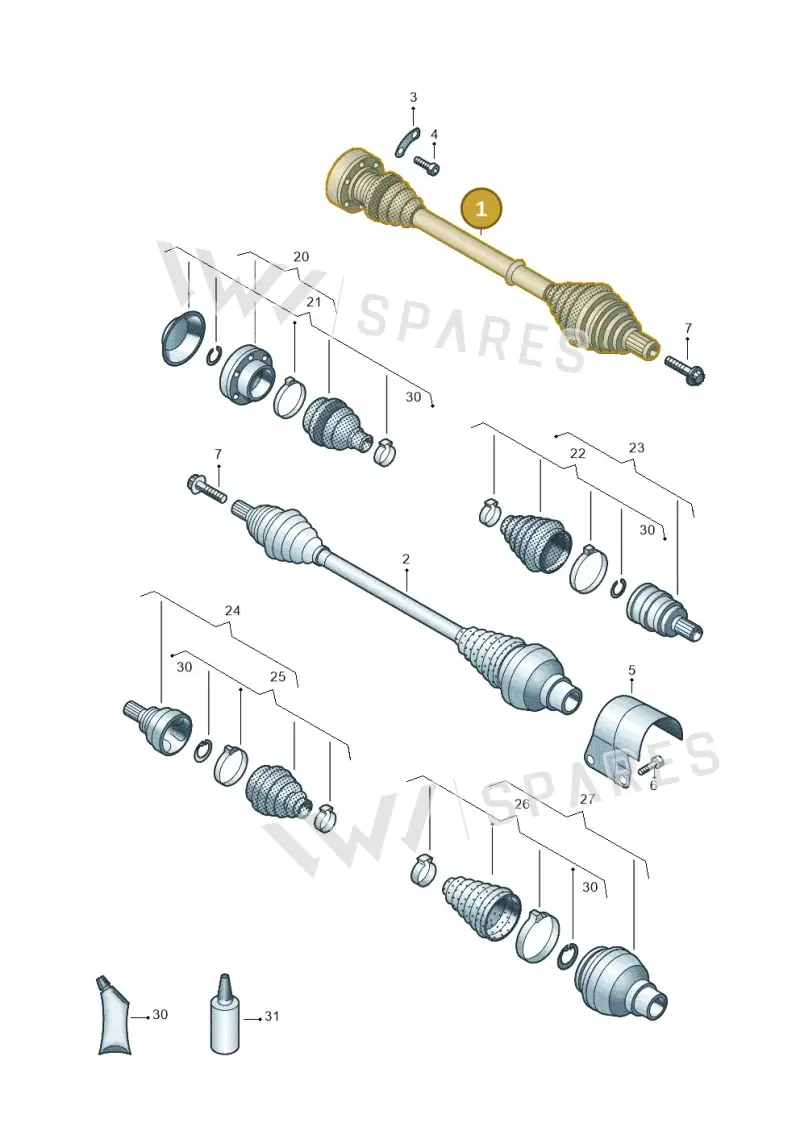 5Q0407271BT — SEAT Leon style (2019-) diagram 827407340, position 1