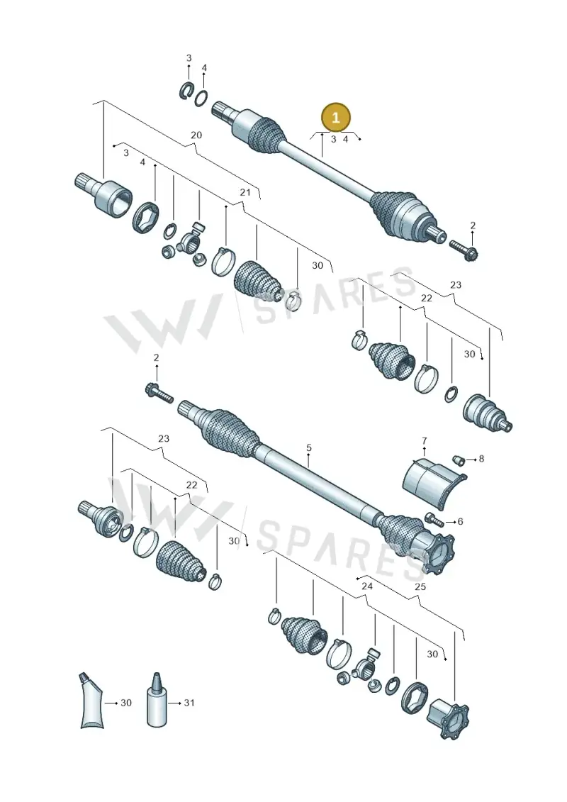 5Q0407271CR — SEAT Leon style (2019-) diagram 827407390, position 1