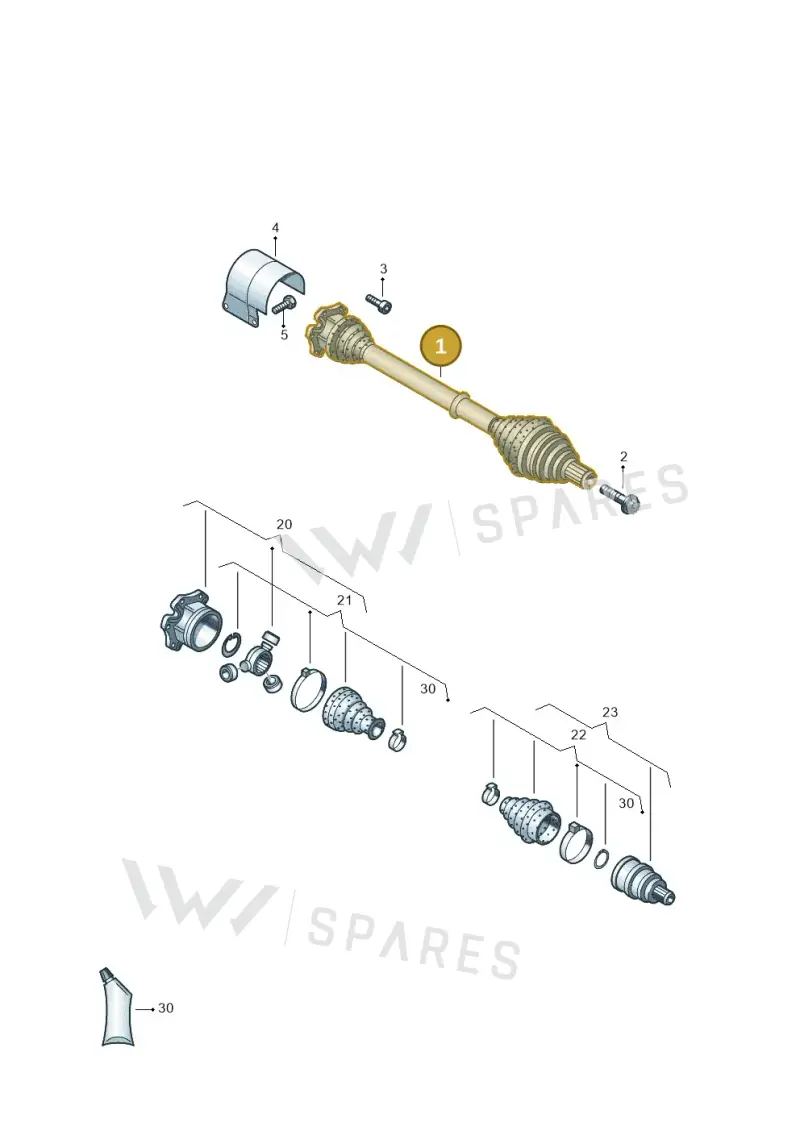 5Q0407271DB — SEAT Leon style (2019-) diagram 827407200, position 1