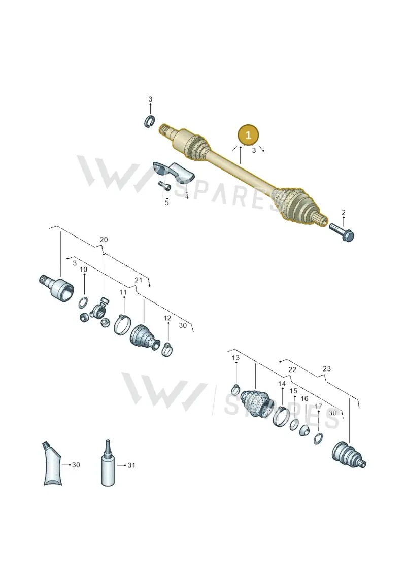 5Q0407271DF — SEAT ALTEA                  07> (2006-) diagram 460407500, position 1