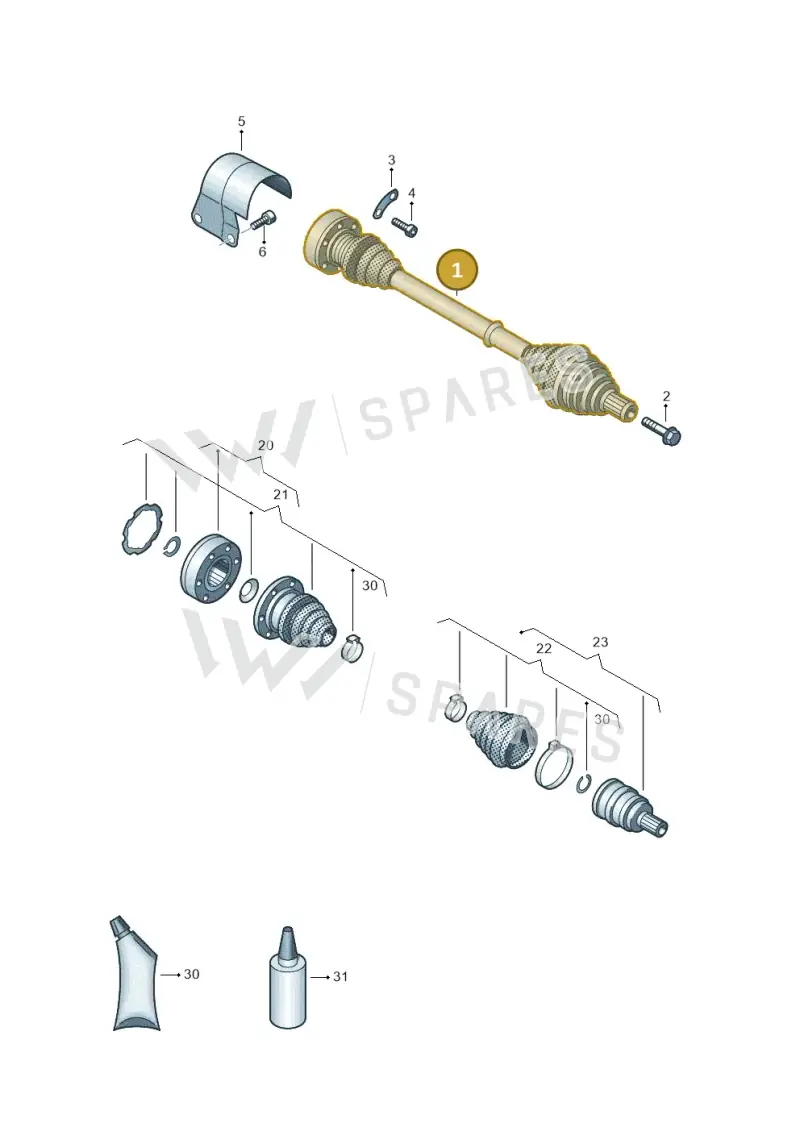 5Q0407764GX — SEAT Leon style (2019-) diagram 786407300, position 1