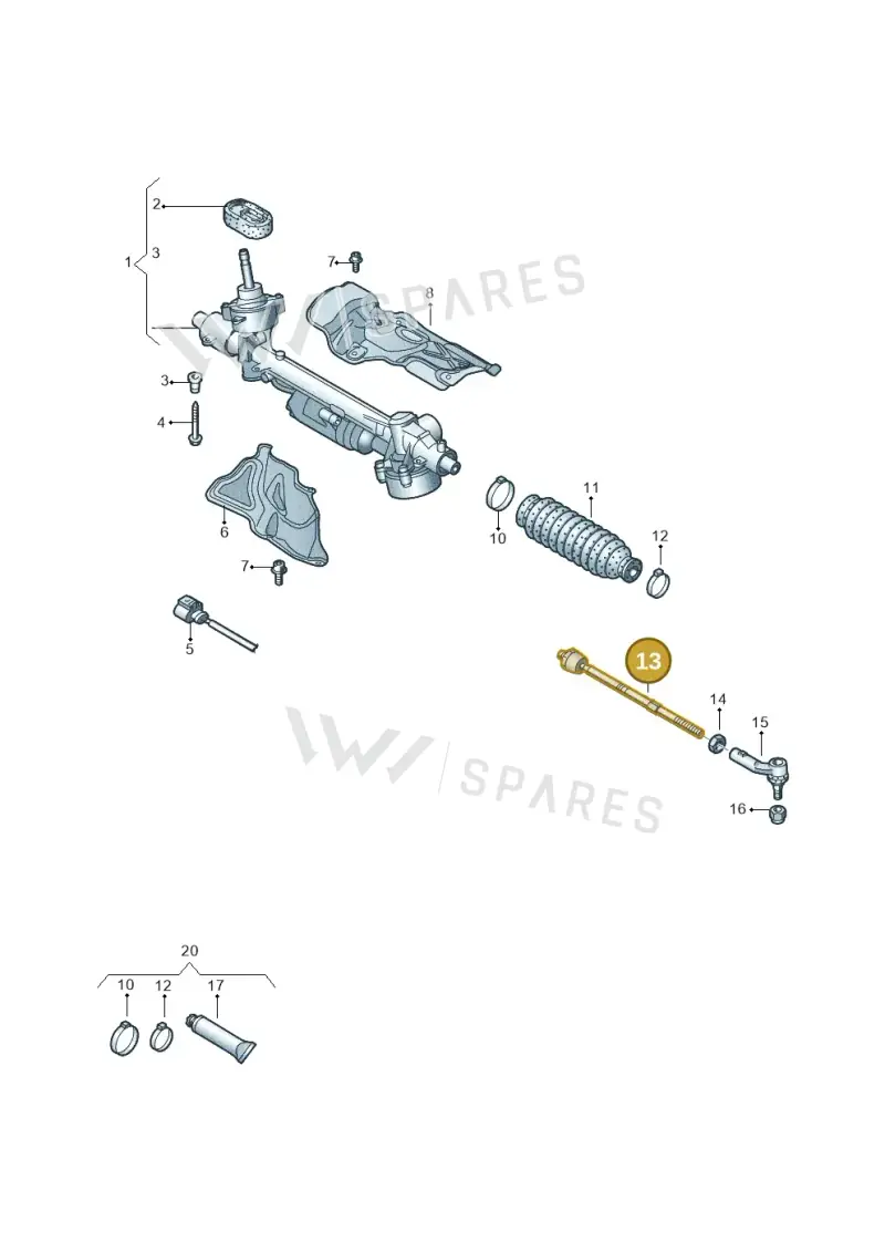 5Q0423810 — SEAT Tarraco FR (2018-2024) diagram 746423400, position 13