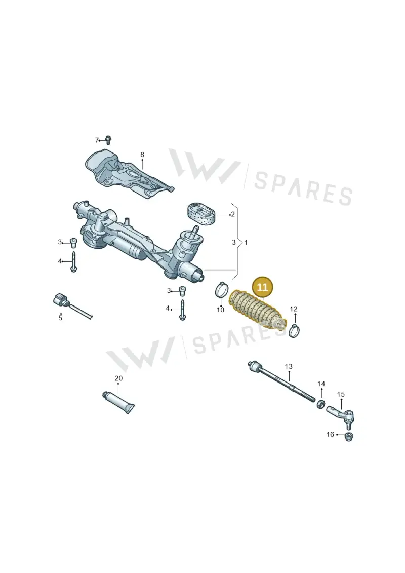 5Q0423831 — SEAT Tarraco FR (2018-2024) diagram 780423000, position 11