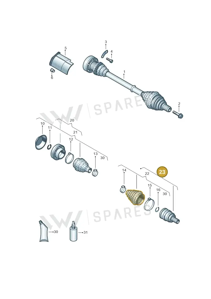 5Q0498099D — SEAT Leon style (2019-) diagram 746407500, position 23