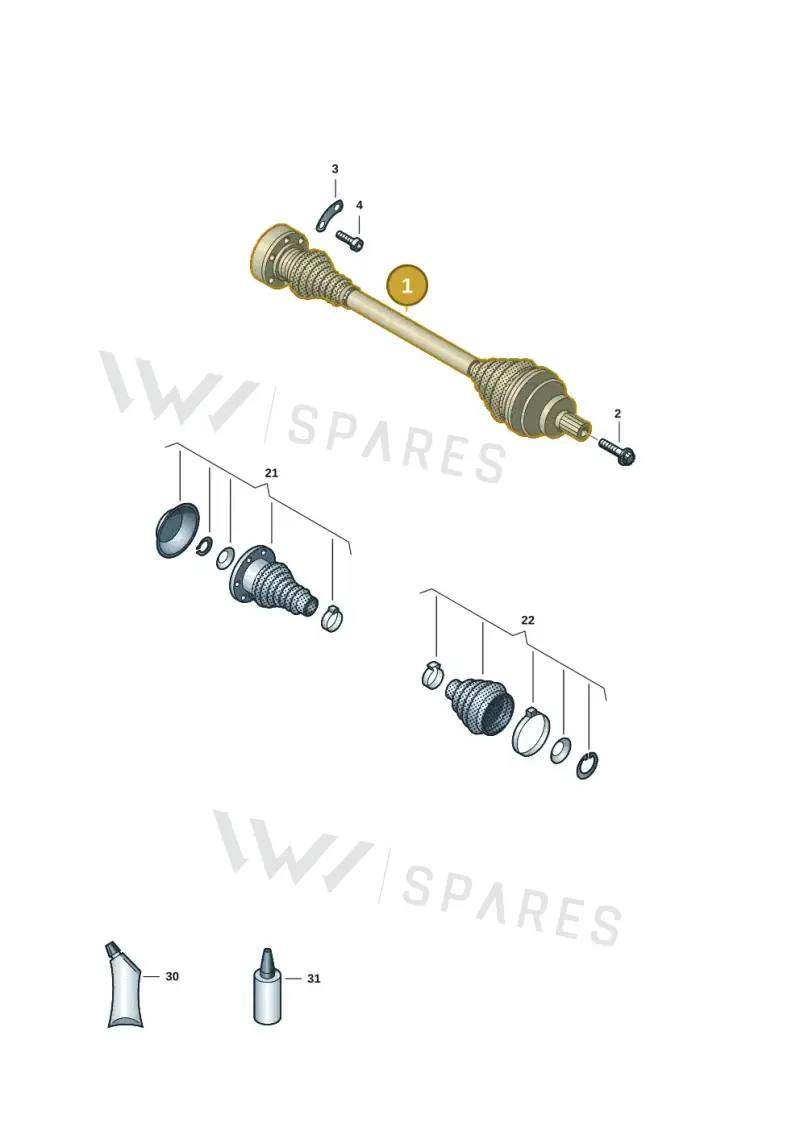 5Q0501203A — SEAT Leon style (2019-) diagram 5h0501010, position 1