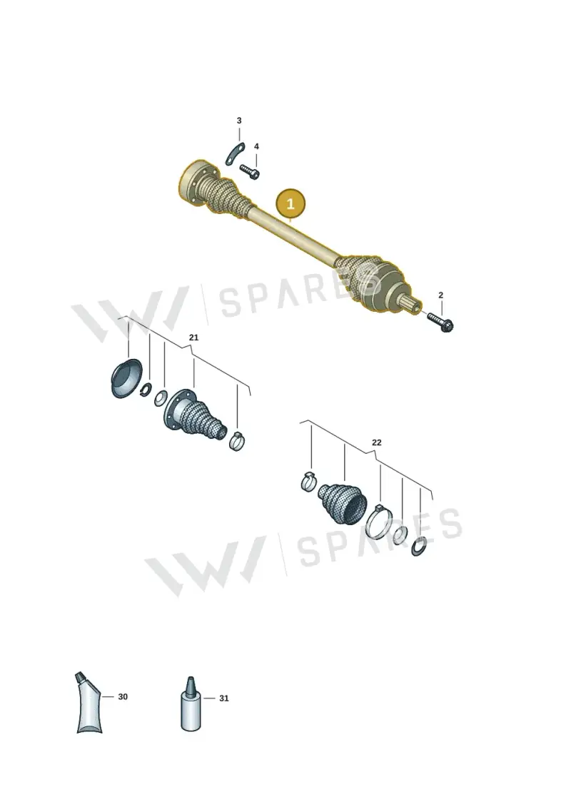 5Q0501204A — SEAT Leon style (2019-) diagram 5h0501010, position 1