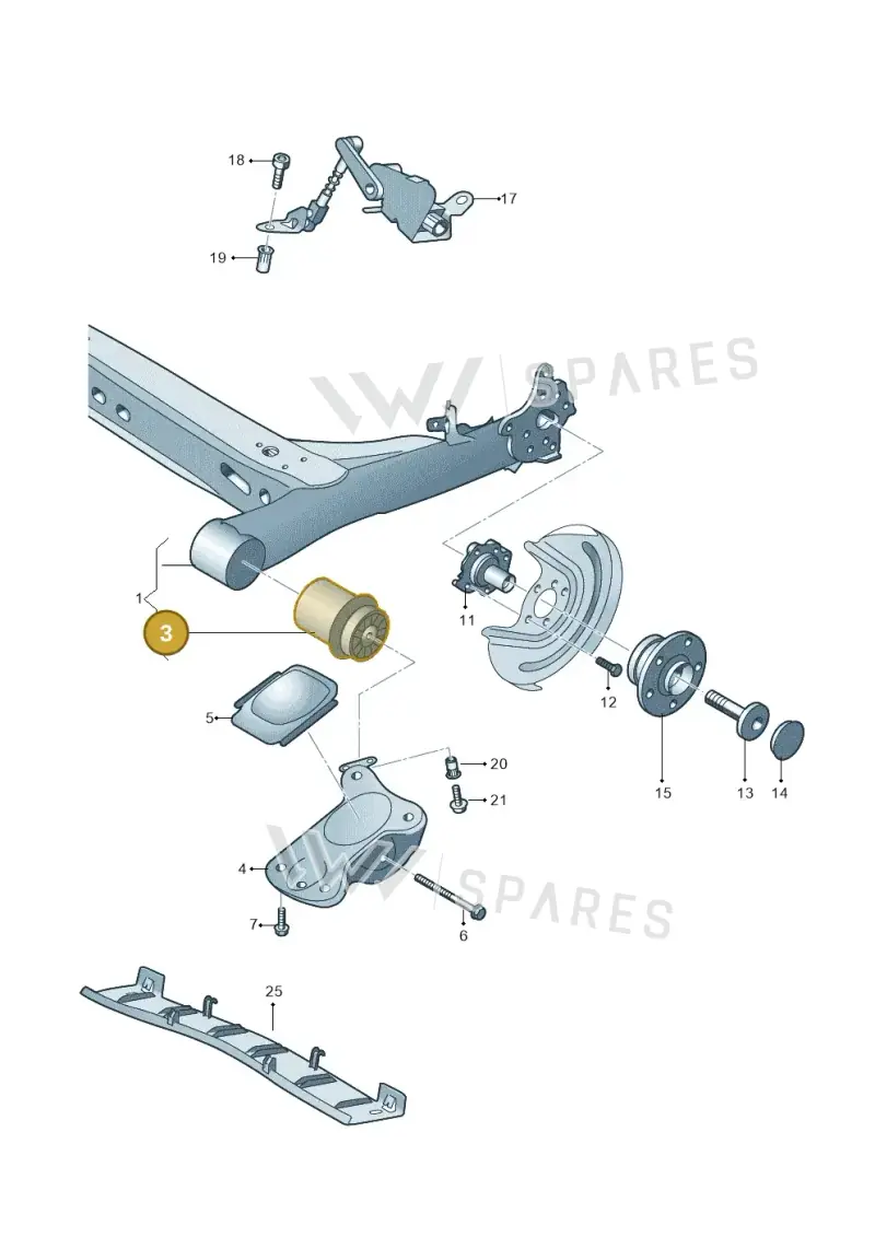 5Q0501541C — SEAT Leon style (2019-) diagram 827500020, position 3