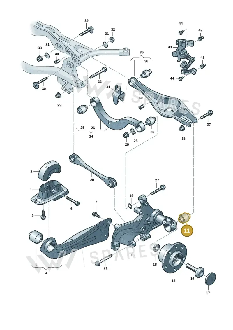 5Q0505553 — SEAT Formentor TSI CUPRA (2020-) diagram 2gk505050, position 11