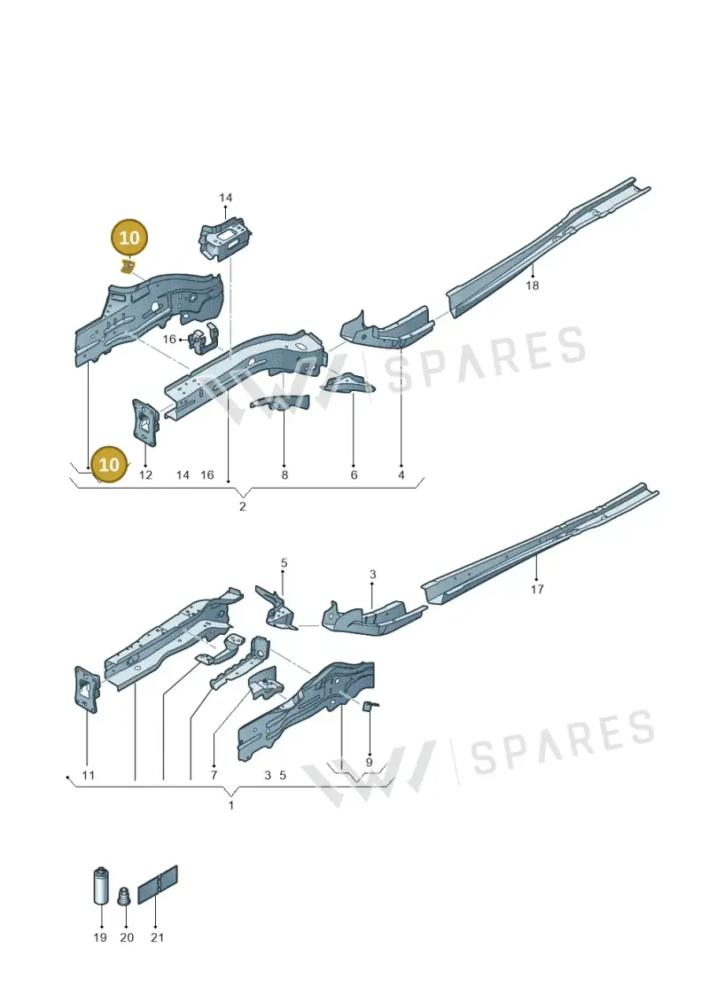 5Q0611846B — SEAT Leon style (2019-) diagram 5fn803000, position 10