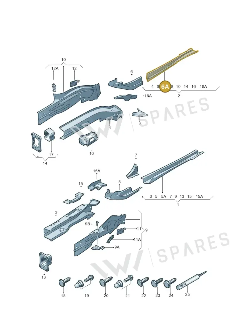 5Q0804456 — SEAT Leon ST Stylance (2016-2020) diagram 754803000, position 6A