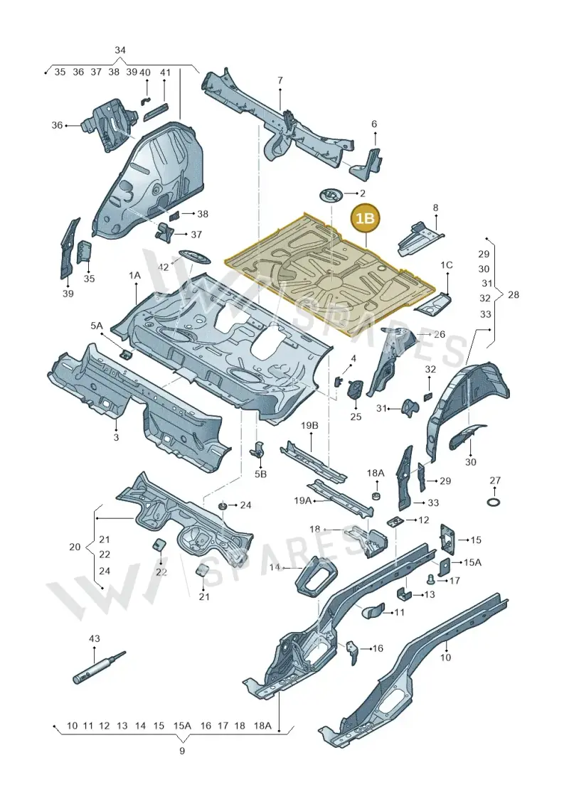 5Q0813116L — SEAT Ateca Style (2016-) diagram 893803200, position 1B