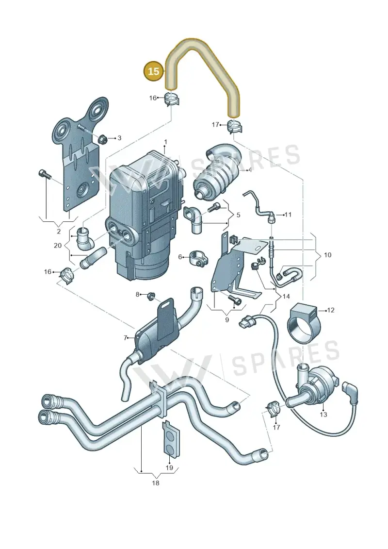 5Q0819362 — SEAT Formentor TSI CUPRA (2020-) diagram 746819700, position 15