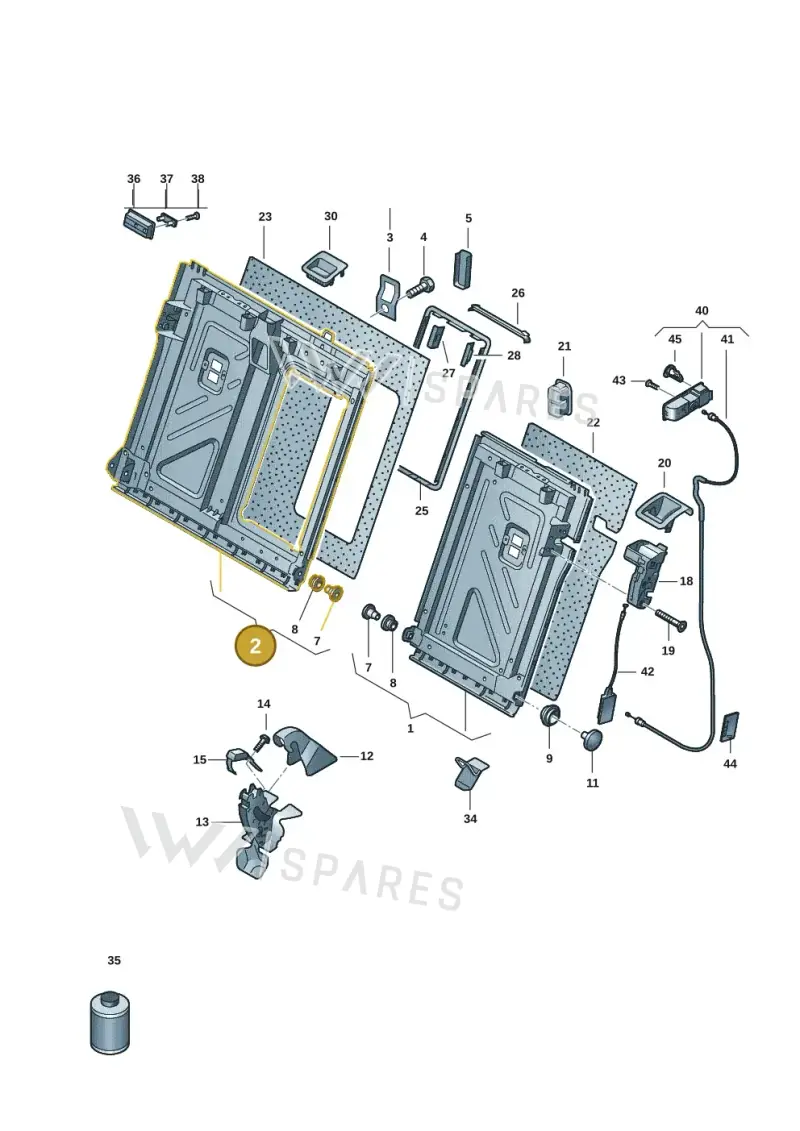 5Q0885504BL — SEAT Formentor TSI CUPRA (2020-) diagram 5ff885070, position 2