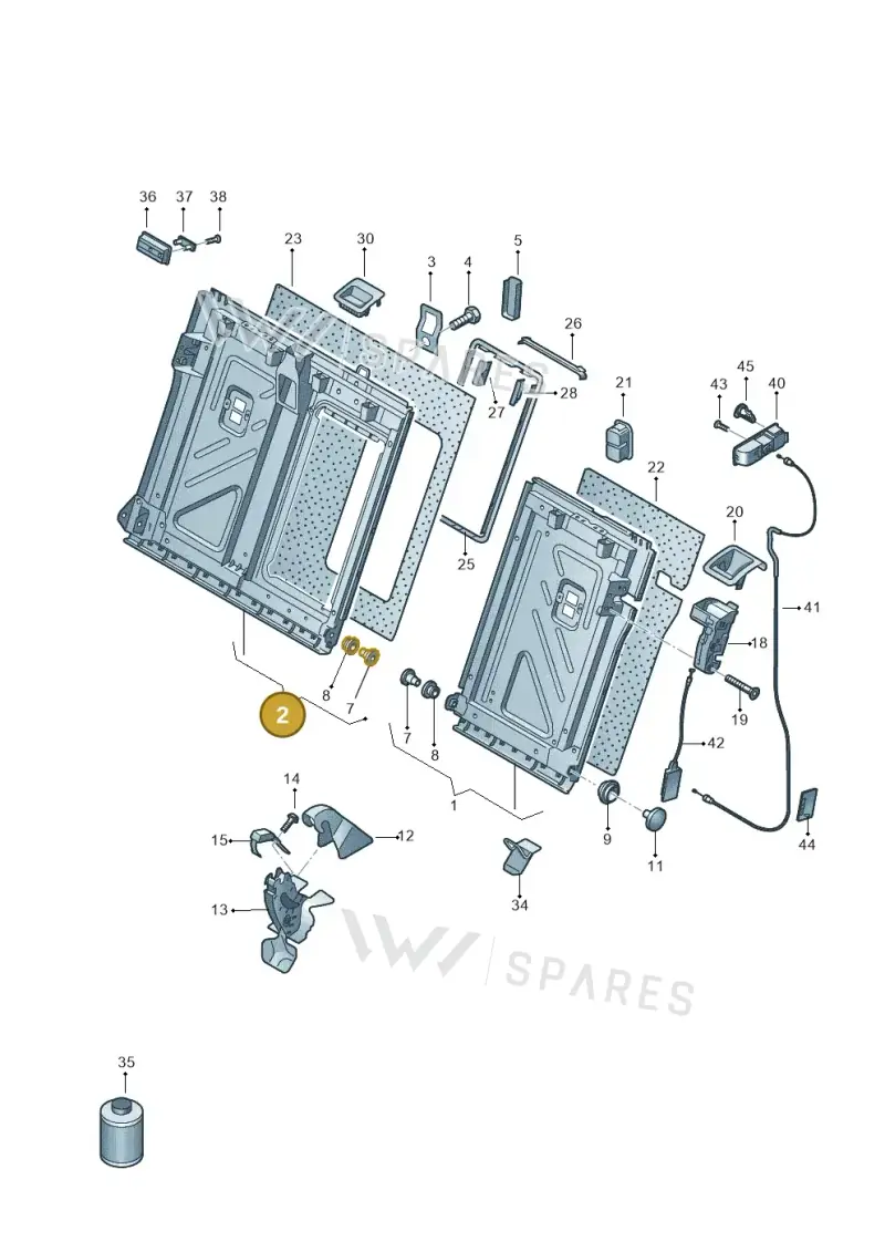 5Q0885504CC — SEAT Leon style (2019-) diagram 763885700, position 2