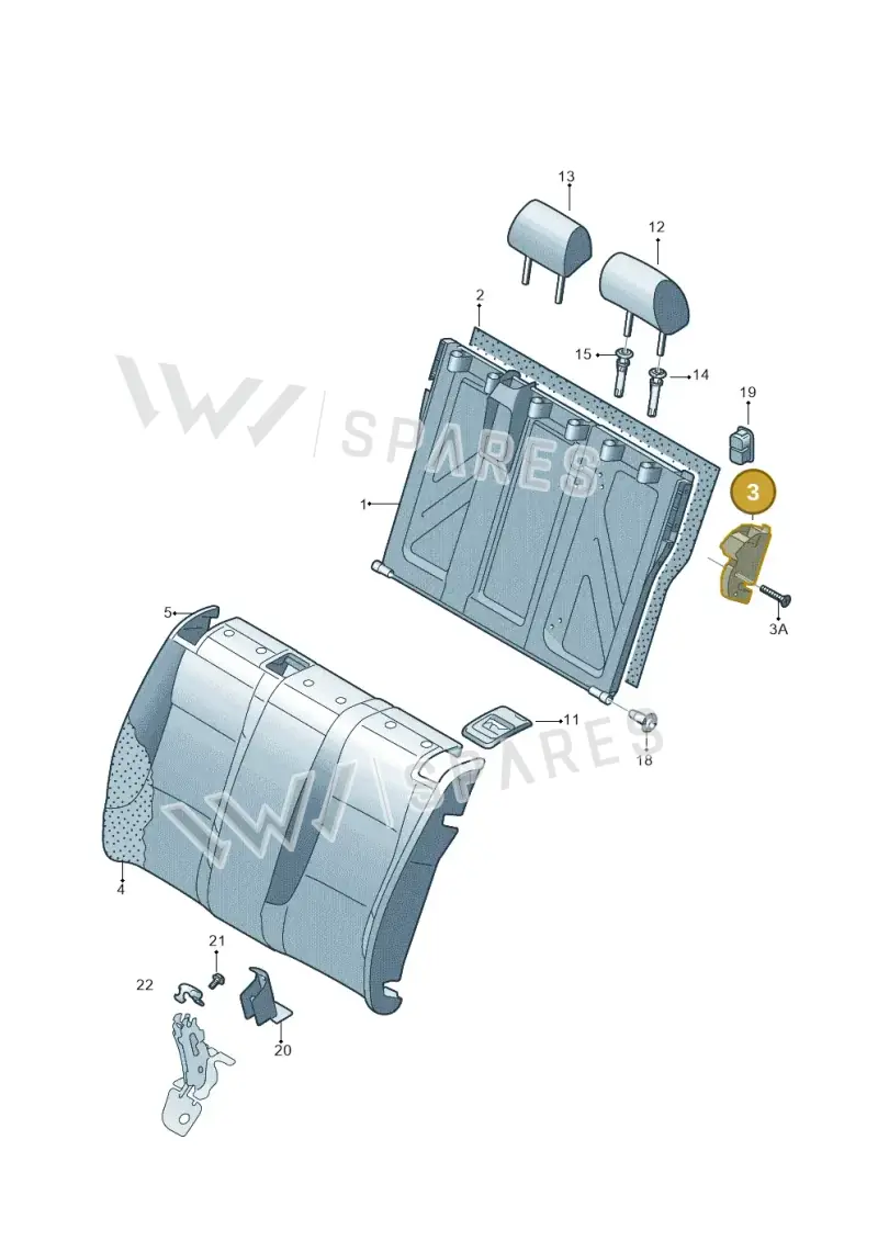 5Q0885682F — SEAT Toledo Reference (2015-2019) diagram 742885600, position 3