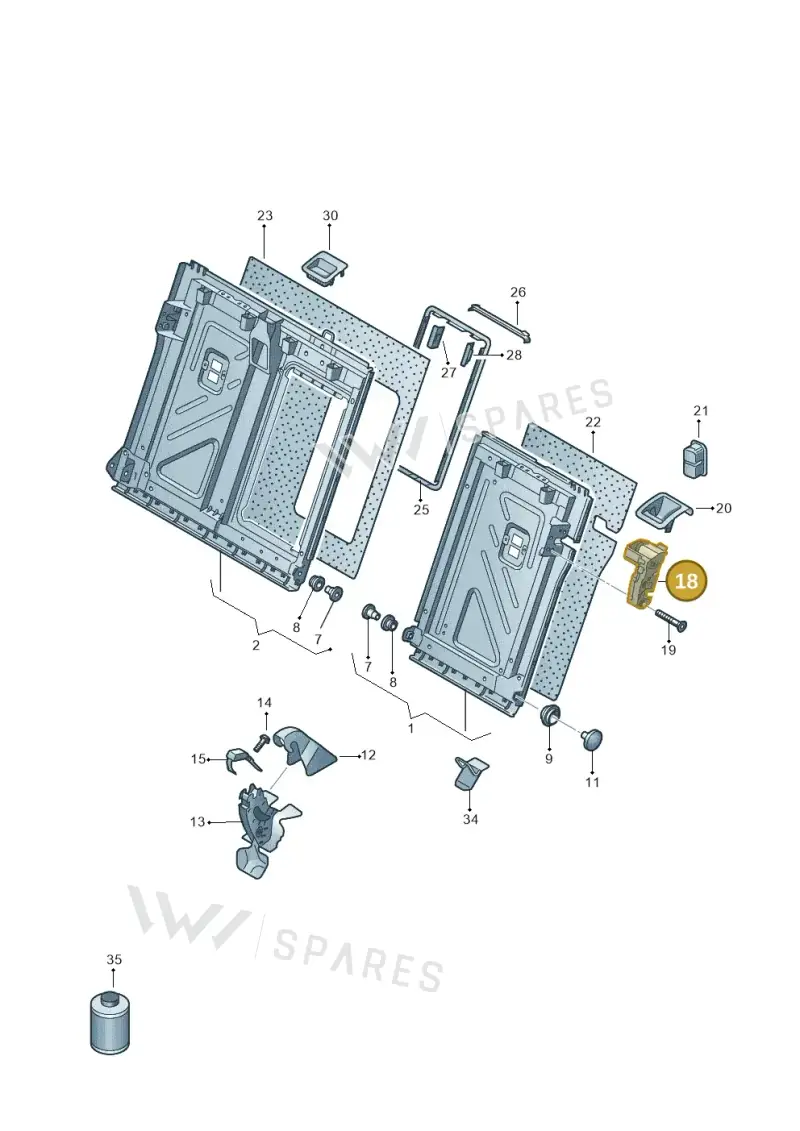 5Q0885682M — SEAT EBoost CUPRA (2021-) diagram 813885700, position 18
