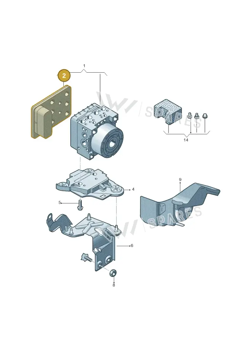 5Q0907379FAREP — SEAT Leon ST Stylance (2016-2020) diagram 745614100, position 2
