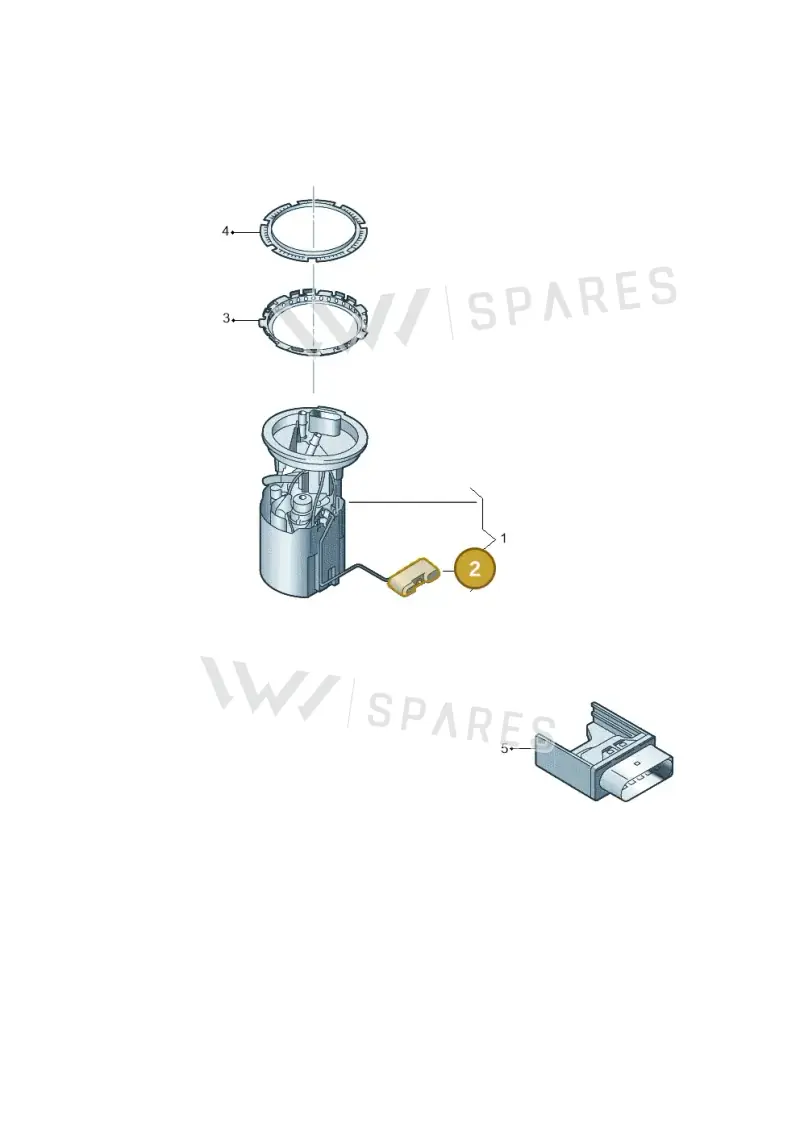 5Q0919673B — SEAT Leon ST Stylance (2016-2020) diagram 745919300, position 2