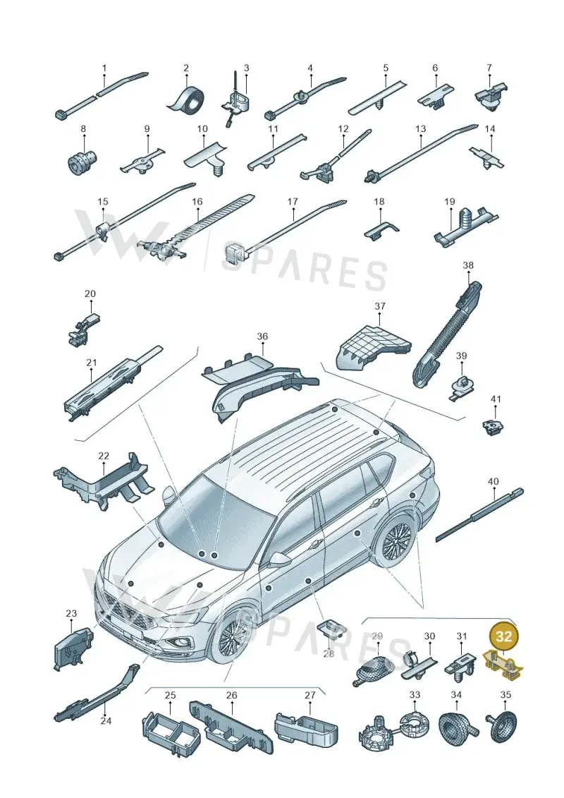 5Q0937510 — SEAT Tarraco FR (2018-2024) diagram 591971083, position 32
