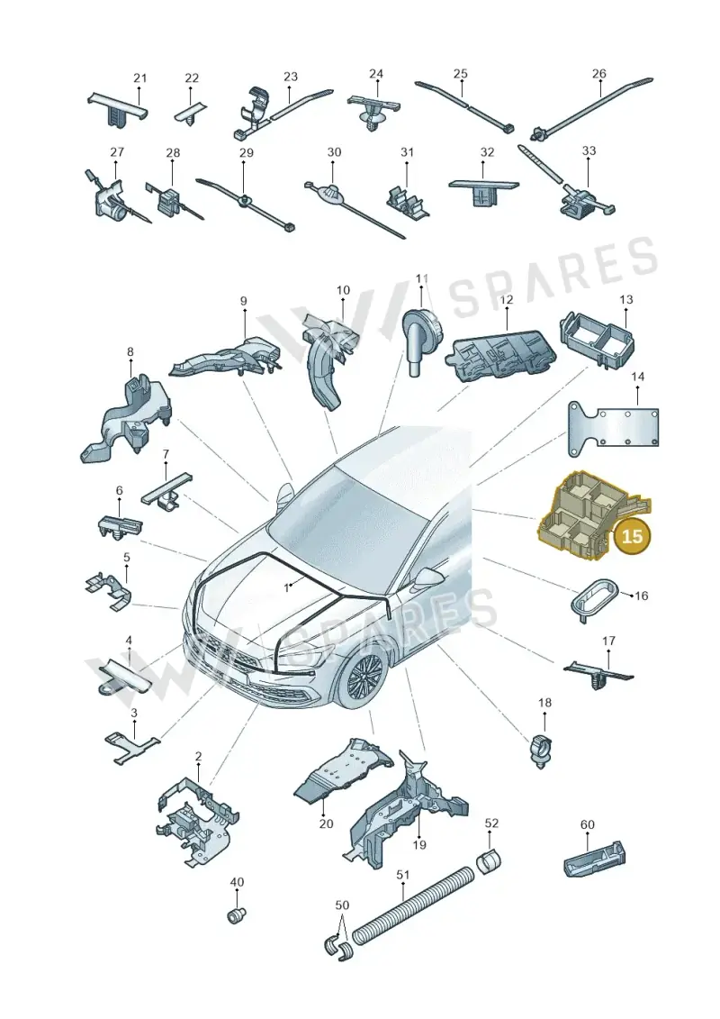 5Q0937545A — SEAT Formentor TSI CUPRA (2020-) diagram 5fn971081, position 15