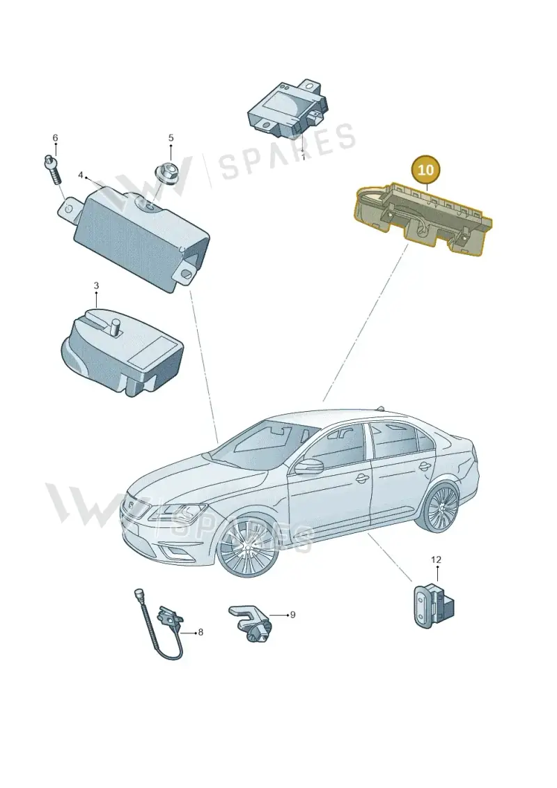 5Q0951171 — SEAT Toledo Reference (2015-2019) diagram 742951400, position 10