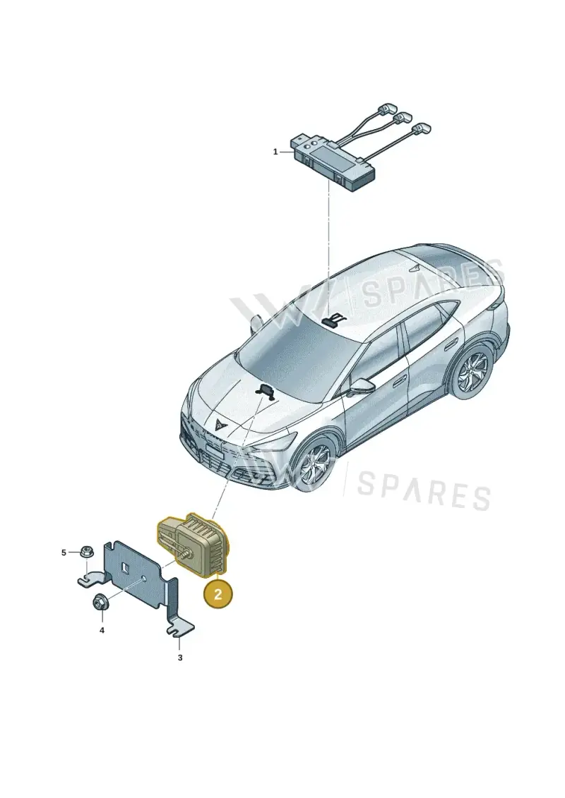 5Q0951605A — SEAT Tavascan Cupra (2023-) diagram 20h951020, position 2