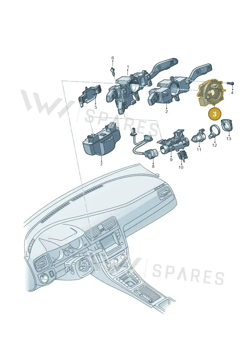 5Q0953569A — SEAT Arona FR (2017-) diagram 879953500, position 3