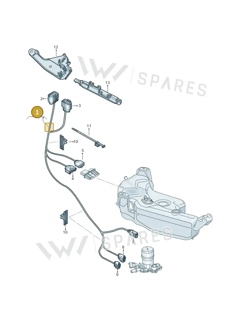 5Q0971405 — SEAT Leon style (2019-) diagram 813971075, position 1