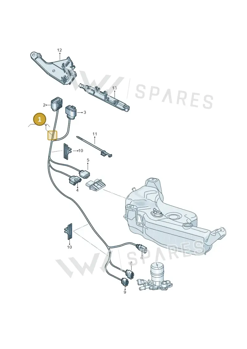 5Q0971407 — SEAT Leon style (2019-) diagram 813971075, position 1