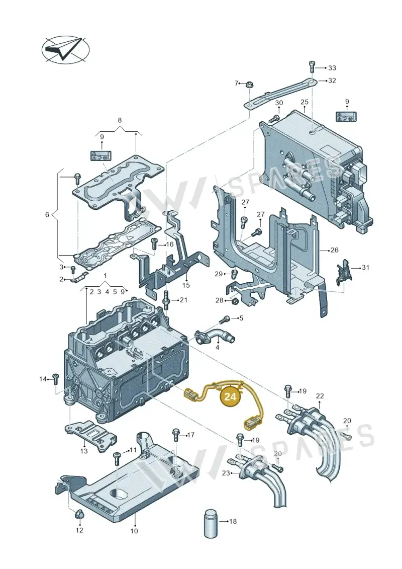 5Q0971483B — SEAT Formentor TSI CUPRA (2020-) diagram 793907800, position 24