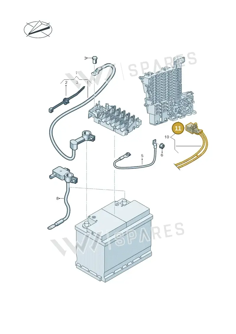 5Q0972752 — SEAT EBoost CUPRA (2021-) diagram 10a971005, position 11