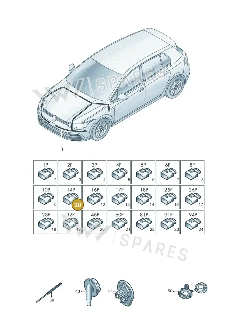 5Q0973737 — SEAT Formentor TSI CUPRA (2020-) diagram 5h0971080, position 10