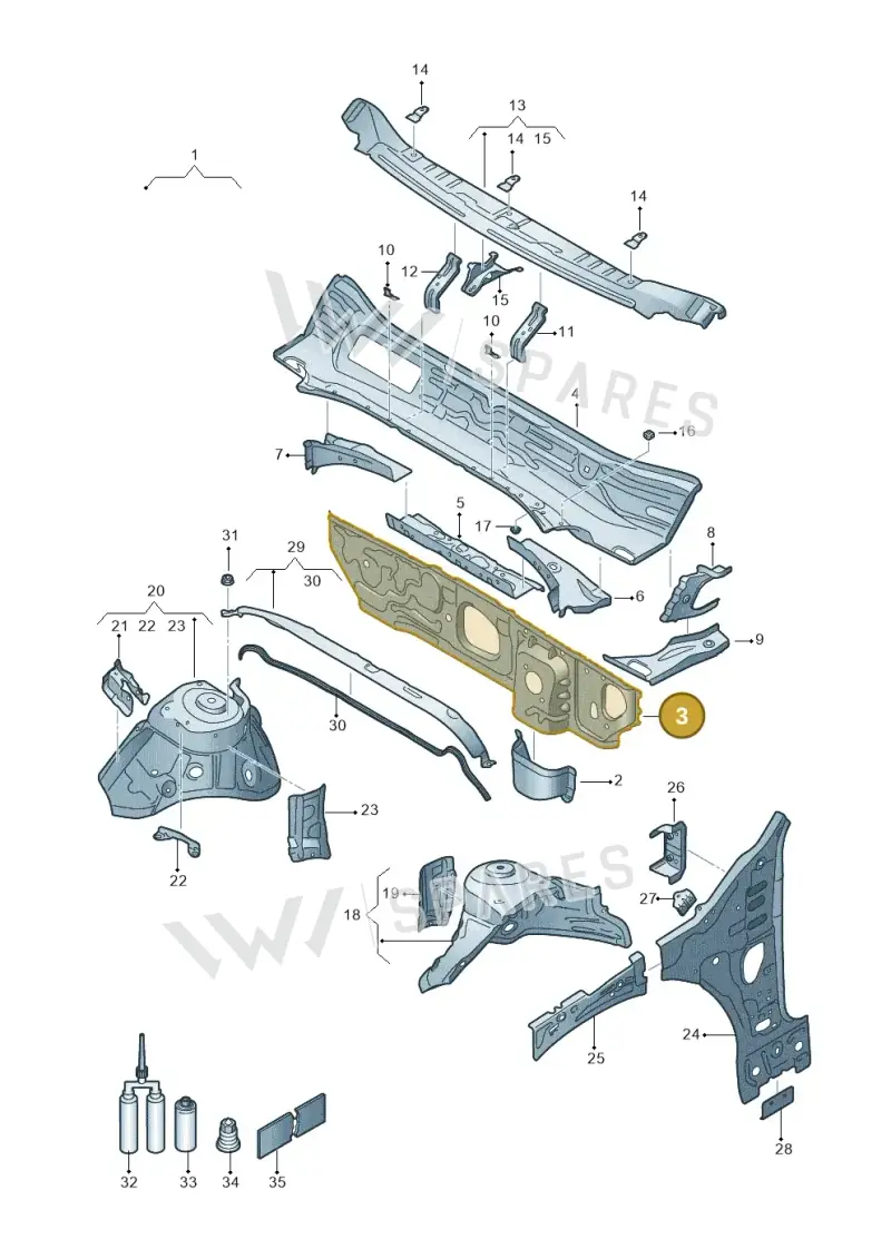 5Q2803155E — SEAT Formentor TSI CUPRA (2020-) diagram 5fn805050, position 3