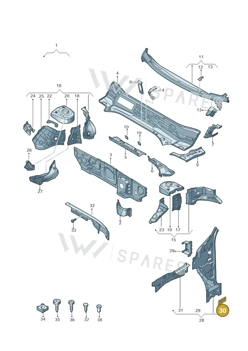 5QA802847 — SEAT Tarraco FR (2018-2024) diagram 591805050, position 30