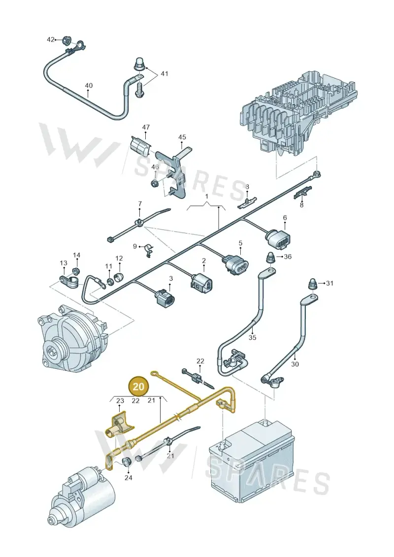 5QA971228G — SEAT Tarraco FR (2018-2024) diagram 884971010, position 20