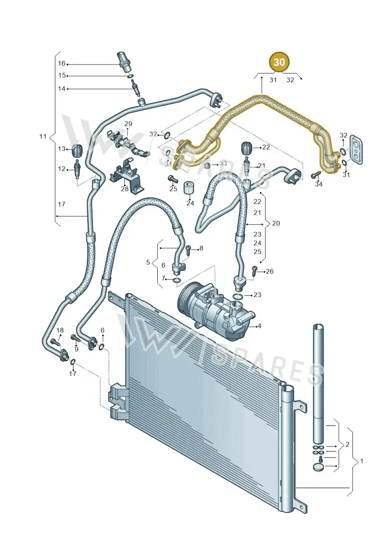 5QB816738F — SEAT Tarraco FR (2018-2024) diagram 746260400, position 30